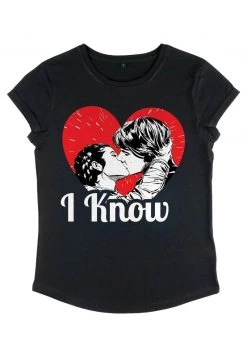 Henry Tiger Damen STAR WARS HAN AND LEIA - T-Shirt Print - Black -Günstiges Henry Tiger Geschäft a3999f7e809242eb8644fda9f0583799