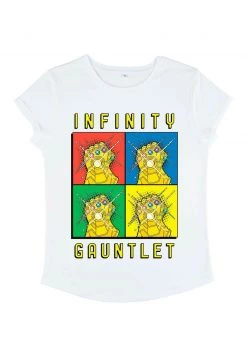 Henry Tiger Damen MARVEL WARHOL GAUNTLET - T-Shirt Print - White -Günstiges Henry Tiger Geschäft a3aeae2f4fee4e5e8a54b10a8d068530