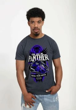 Henry Tiger Unisex MARVEL AVENGERS CLASSIC - ADVAL TALON - T-Shirt Print - Melange Black