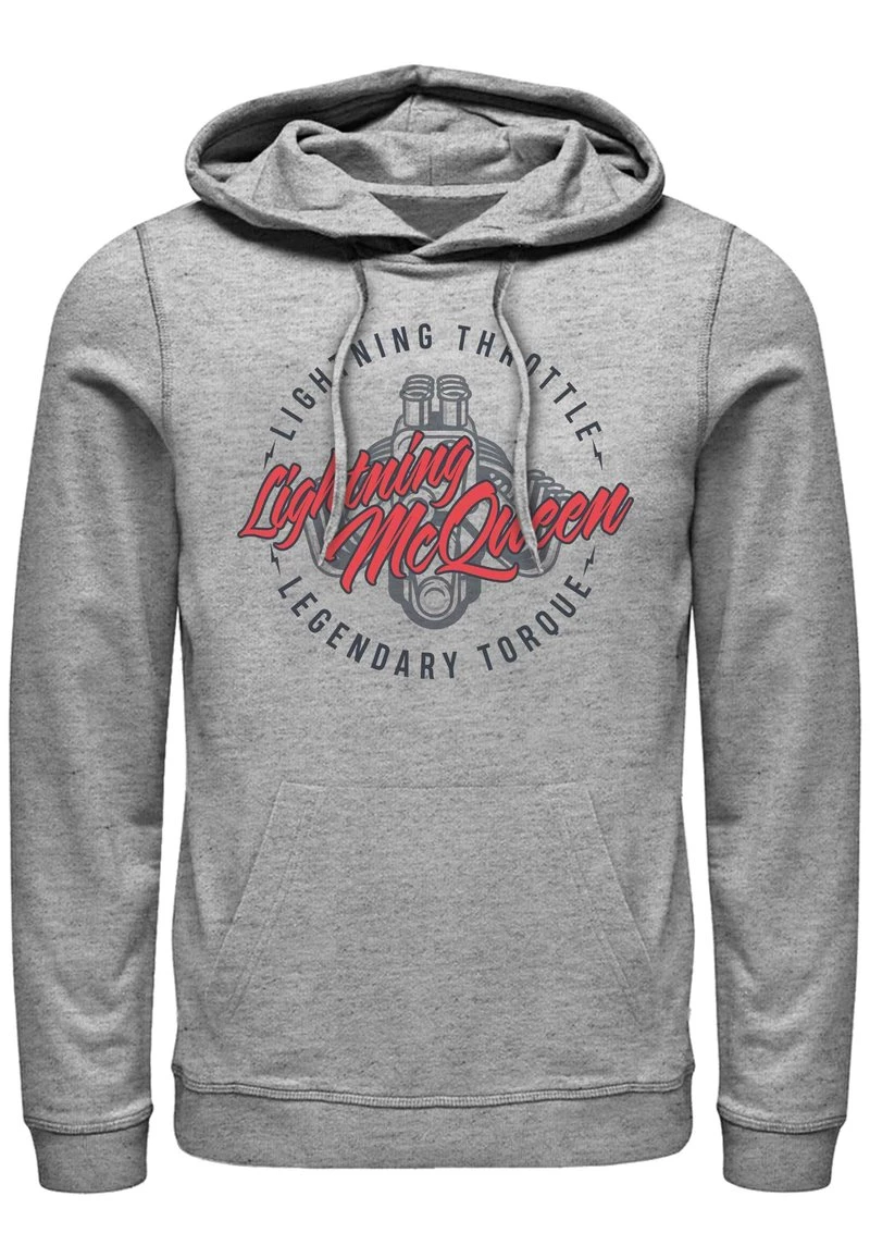 Henry Tiger Unisex PIXAR MCQUEEN ENGINE - Kapuzenpullover - Melange Grey 1 Henry Tiger Unisex PIXAR MCQUEEN ENGINE - Kapuzenpullover - Melange Grey