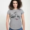 Henry Tiger Damen DISNEY CLASSICS COMIC MOUSE - T-Shirt Print - Melange Grey