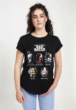 Henry Tiger Damen HELMET GROUP - T-Shirt Print - Black