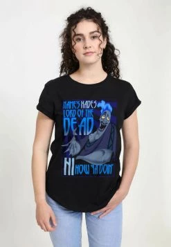 Henry Tiger Damen DISNEY HERCULES - NAMES HADES - T-Shirt Print - Black