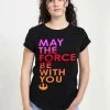 Henry Tiger Damen STAR WARS - FORCED - T-Shirt Print - Black