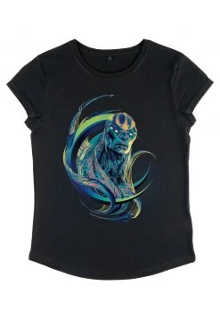 Henry Tiger Damen MARVEL KRO - T-Shirt Print - Black -Günstiges Henry Tiger Geschäft a563c5aa838e474f83cd4cd25d6321c3