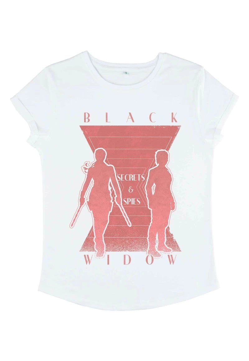 Henry Tiger Damen MARVEL BLACK WIDOW: MOVIE - SPY SECRETS - T-Shirt Print - White 5 Henry Tiger Damen MARVEL BLACK WIDOW: MOVIE - SPY SECRETS - T-Shirt Print - White – Bild 5