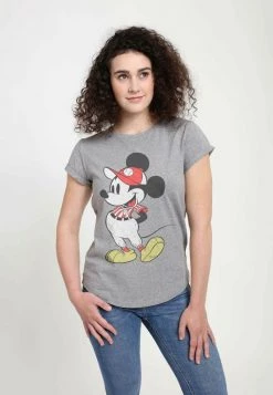 Henry Tiger DISNEY CLASSICS MICKEY CLASSIC - BASEBALL SEASON MICKEY - T-Shirt Print - Melange Grey | Damen -Günstiges Henry Tiger Geschäft a6cc11b12f9440559a933599515b1595