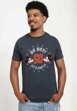 Henry Tiger DISNEY CLASSICS MICKEY CLASSIC - OH BOY MICKEY 50 - T-Shirt Print - Melange Black | Unisex -Günstiges Henry Tiger Geschäft a6fcc7bc66df43a990d93c0296d0b1cb