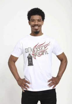 Henry Tiger DISNEY CLASSICS UNISEX SPRAY FIRE - T-Shirt Print - White