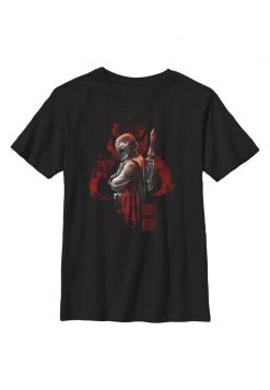 Henry Tiger Unisex STAR WARS BOUNTY HUNTER - T-Shirt Print - Black