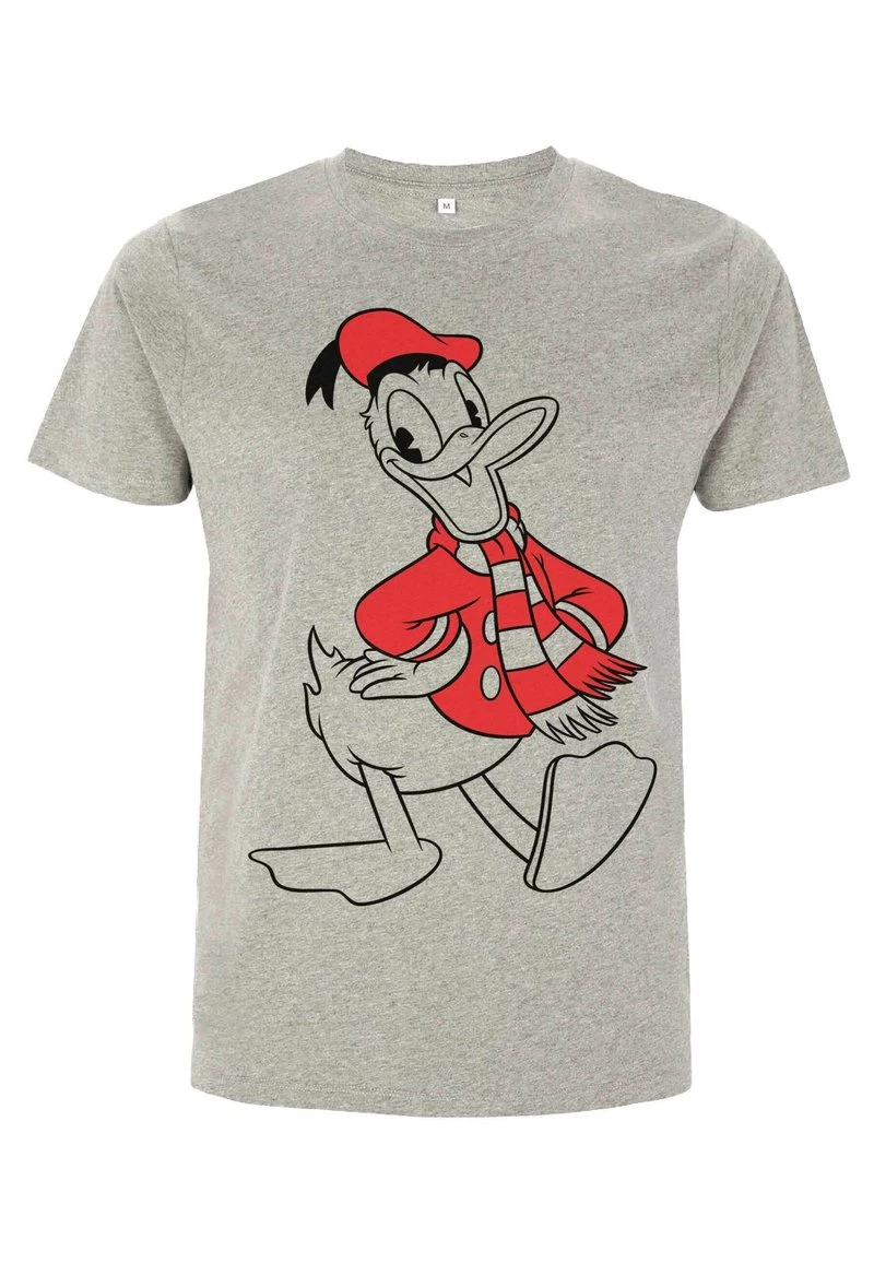 Henry Tiger Unisex DISNEY CLASSICS MICKEY CLASSIC - DONALD HOLIDAY FILL - T-Shirt Print - Melange Grey 3 Henry Tiger Unisex DISNEY CLASSICS MICKEY CLASSIC - DONALD HOLIDAY FILL - T-Shirt Print - Melange Grey – Bild 3