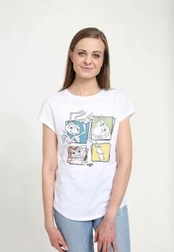 Henry Tiger Damen PIXAR A BUG'S LIFE - FOUR UP - T-Shirt Print - White