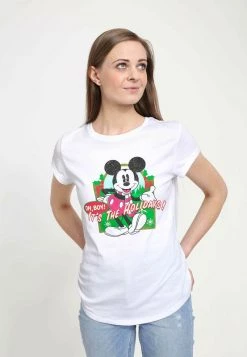 Henry Tiger DISNEY CLASSICS MICKEY CLASSIC - VINTAGE HOLIDAY MICKEY - T-Shirt Print - White | Damen
