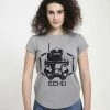Henry Tiger STAR WARS ECHO - T-Shirt Print - Melange Grey | Damen