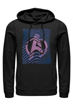 Henry Tiger Unisex MARVEL WAVY AVENGERS ICON - Kapuzenpullover - Black
