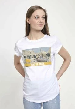 Henry Tiger Damen STAR WARS PLAY IT COOL - T-Shirt Print - White -Günstiges Henry Tiger Geschäft a8b5216bf60a438bbc11498d455b7b8d