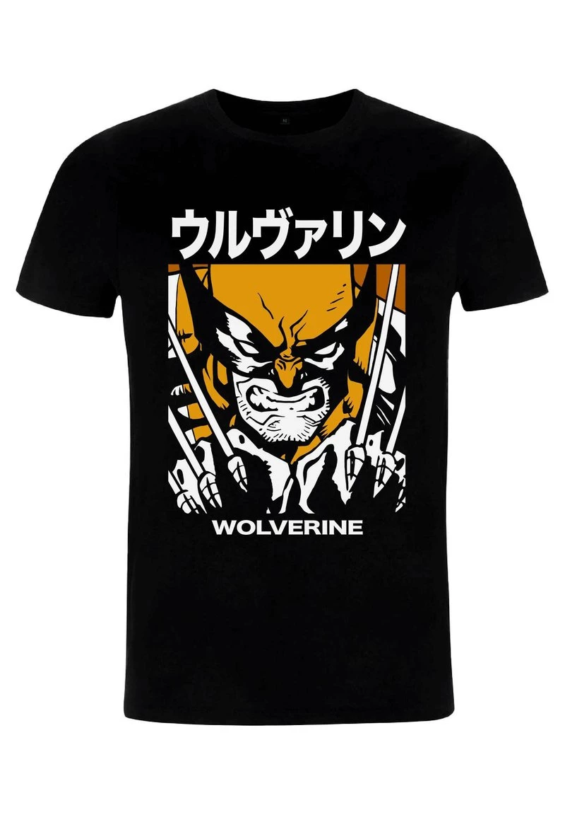 Henry Tiger Unisex MARVEL X-MEN - WOLVERINE KANJI BLOCK - T-Shirt Print - Black 4 Henry Tiger Unisex MARVEL X-MEN - WOLVERINE KANJI BLOCK - T-Shirt Print - Black – Bild 4