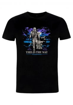 Henry Tiger Unisex STAR WARS: THE MANDALORIAN - GALAXY - T-Shirt Print - Black -Günstiges Henry Tiger Geschäft a95c5455107a4cd2a1b3efb0b3e674eb