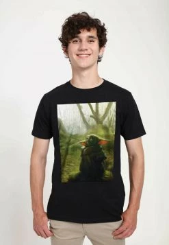 Henry Tiger STAR WARS: THE MANDALORIAN - THE CHILD ILLUSTRATION - T-Shirt Print - Black | Unisex