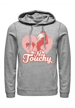 Henry Tiger DISNEY UNISEX NO LOVE HOODIE - Kapuzenpullover - Melange Grey