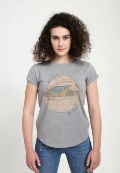 Henry Tiger STAR WARS: THE MANDALORIAN - NAP HARDER - T-Shirt Print - Melange Grey | Damen -Günstiges Henry Tiger Geschäft a9b8f7c481df499d9940bcd8d6677b2f