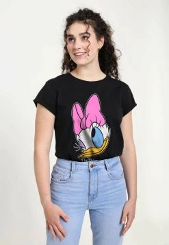 Henry Tiger Damen DISNEY CLASSICS MICKEY CLASSIC - DAISY BIG FACE - T-Shirt Print - Black -Günstiges Henry Tiger Geschäft aa2e5b6c93f14f228dedfcbf2cb1520e