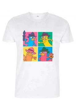 Henry Tiger DISNEY CLASSICS UNISEX AGENT P BOXES - T-Shirt Print - White -Günstiges Henry Tiger Geschäft aa737f532a424e17b5b282c97ab46e05