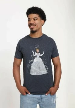 Henry Tiger Unisex DISNEY TRANSFORMATION - T-Shirt Print - Melange Black -Günstiges Henry Tiger Geschäft aad28e1ce51c4d4490b03939e51554fe