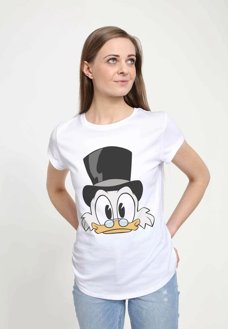 Henry Tiger Damen DISNEY CLASSICS DUCKTALES - SCROOGE BIG FACE - T-Shirt Print - White 4 Henry Tiger Damen DISNEY CLASSICS DUCKTALES - SCROOGE BIG FACE - T-Shirt Print - White – Bild 4