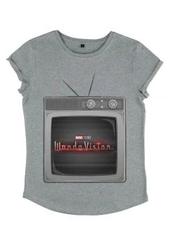 Henry Tiger Damen MARVEL WANDA TV - T-Shirt Print - Melange Grey -Günstiges Henry Tiger Geschäft ac04ebd51b544784b42f6a15f65de91e