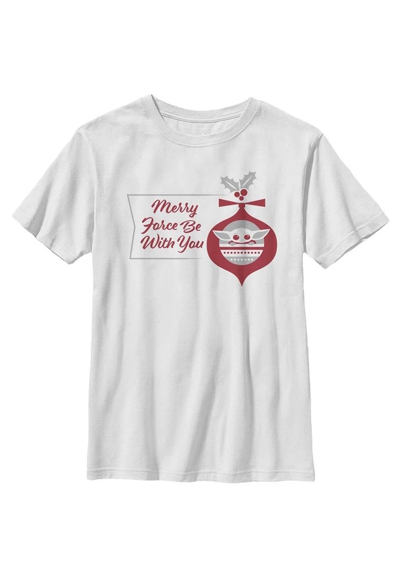 Henry Tiger STAR WARS MERRY FORCE - T-Shirt Print - White | Unisex 1 Henry Tiger STAR WARS MERRY FORCE - T-Shirt Print - White | Unisex