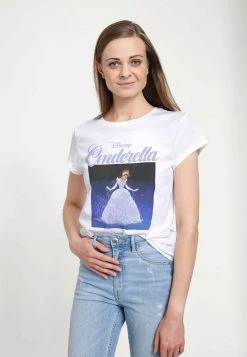 Henry Tiger Damen DISNEY CINDERELLA - SQUARE CINDY - T-Shirt Print - White -Günstiges Henry Tiger Geschäft acac2fa5ca0a4fed87e1cc0011b7ba6c