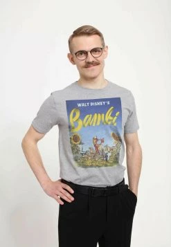 Henry Tiger Herren DISNEY CLASSICS BAMBI - T-Shirt Print - Melange Grey -Günstiges Henry Tiger Geschäft acfce91c302b4feb978aacce1ea4d337