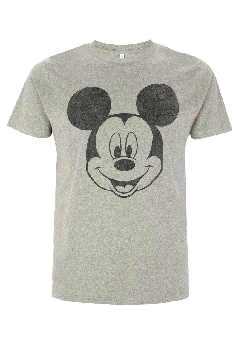 Henry Tiger Unisex DISNEY CLASSICS MICKEY CLASSIC - MICKEY FACE - T-Shirt Print - Melange Grey 4 Henry Tiger Unisex DISNEY CLASSICS MICKEY CLASSIC - MICKEY FACE - T-Shirt Print - Melange Grey – Bild 4