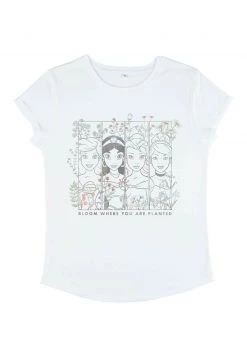 Henry Tiger Damen DISNEY DISNEY PRINCESSES - PRINCESSES FLORAL - T-Shirt Print - White -Günstiges Henry Tiger Geschäft ad559614db7b497e9f25862f7d845c4c