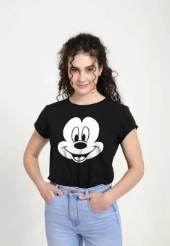 Henry Tiger Damen DISNEY CLASSICS MICKEY CLASSIC - BIG FACE MICKEY - T-Shirt Print - Black -Günstiges Henry Tiger Geschäft adbe6e2b32b04e28b5371aed80a4e839
