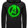 Henry Tiger Unisex MARVEL OOZING AVENGERS - Kapuzenpullover - Black