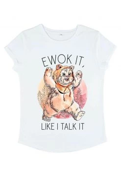 Henry Tiger Damen STAR WARS: CLASSIC - EWOK IT - T-Shirt Print - White -Günstiges Henry Tiger Geschäft ae41e265b9b840ddb7e0c98db82f6319