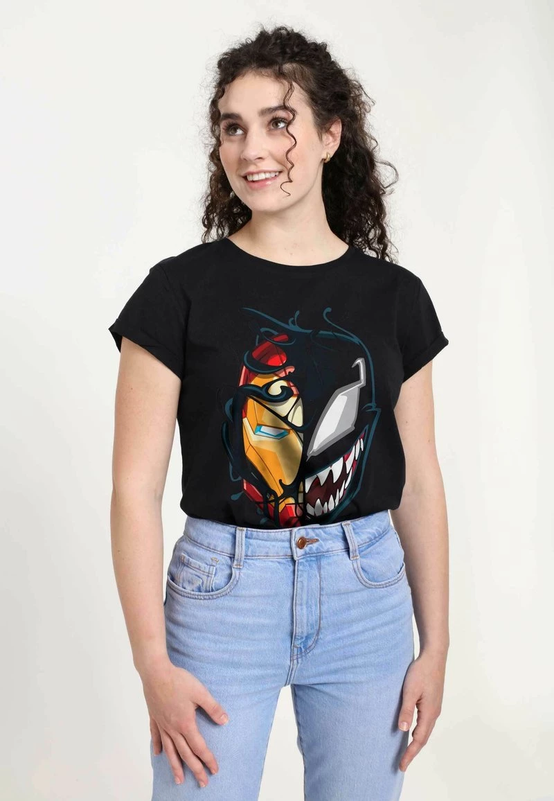 Henry Tiger Damen MARVEL OTHER - IRON VENOM - T-Shirt Print - Black 4 Henry Tiger Damen MARVEL OTHER - IRON VENOM - T-Shirt Print - Black – Bild 4