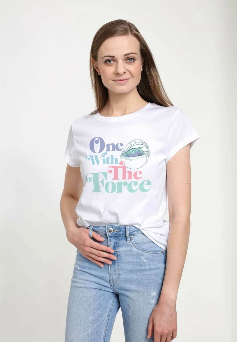 Henry Tiger STAR WARS: MANDALORIAN - PASTEL FORCE - T-Shirt Print - White | Damen 3 Henry Tiger STAR WARS: MANDALORIAN - PASTEL FORCE - T-Shirt Print - White | Damen – Bild 3