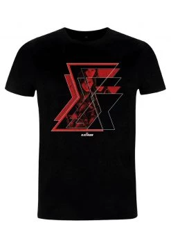 Henry Tiger MARVEL UNISEX MULTIPLE LOGOS - T-Shirt Print - Black -Günstiges Henry Tiger Geschäft aecd67b4a8b74b00af1c55c253470316