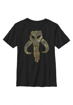 Henry Tiger Unisex STAR WARS CAMO MANDO - T-Shirt Print - Black