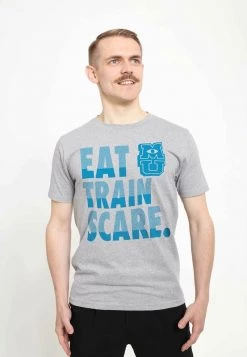Henry Tiger PIXAR MONSTER'S INC. - SCARE TRAINING - T-Shirt Print - Melange Grey | Unisex