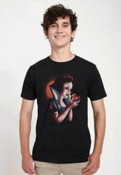 Henry Tiger Unisex DISNEY SNOW WHITE - DEEP STARE - T-Shirt Print - Black