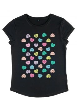 Henry Tiger Damen STAR WARS STAR WARS CANDY HEARTS - T-Shirt Print - Black -Günstiges Henry Tiger Geschäft b16e5b3fad164071a49c8f64ba02d8c7