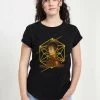 Henry Tiger Damen DISNEY CLASSICS ARTEMIS FOWL - WARRIOR FAIRY - T-Shirt Print - Black