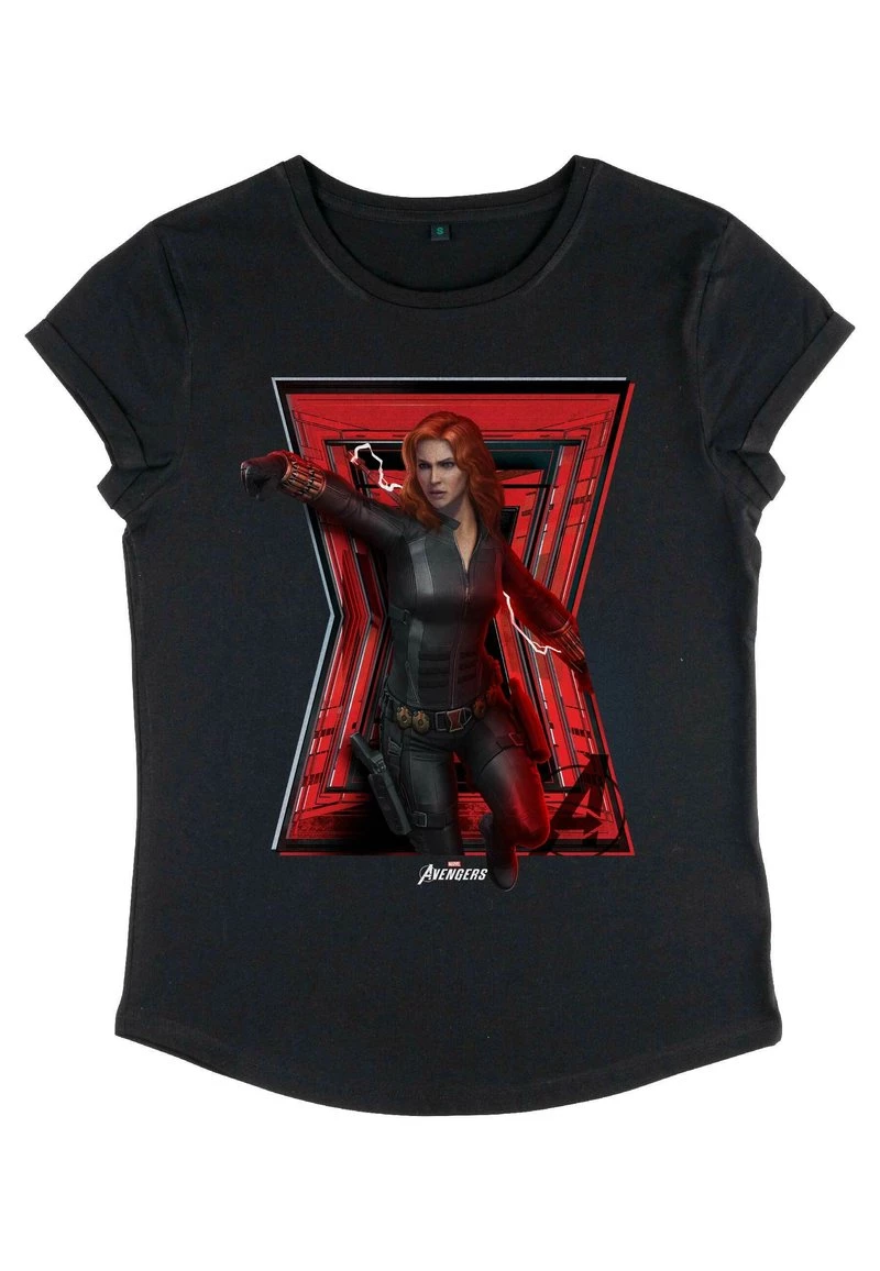 Henry Tiger Damen MARVEL OTHER - WIDOW MAKER - T-Shirt Print - Black 5 Henry Tiger Damen MARVEL OTHER - WIDOW MAKER - T-Shirt Print - Black – Bild 5