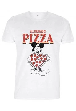 Henry Tiger Unisex DISNEY CLASSICS MICKEY ALL YOU NEED IS PIZZA - T-Shirt Print - White -Günstiges Henry Tiger Geschäft b1a63599b5434efe825a9505484a462f