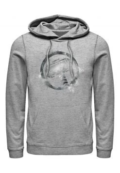 Henry Tiger Unisex MARVEL THOR SPRAY LOGO - Kapuzenpullover - Melange Grey