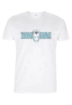 Henry Tiger MARVEL OTHER - IRONMAN FACE - T-Shirt Print - White | Unisex -Günstiges Henry Tiger Geschäft b1ed855578214823b8b8c402d6772ae4